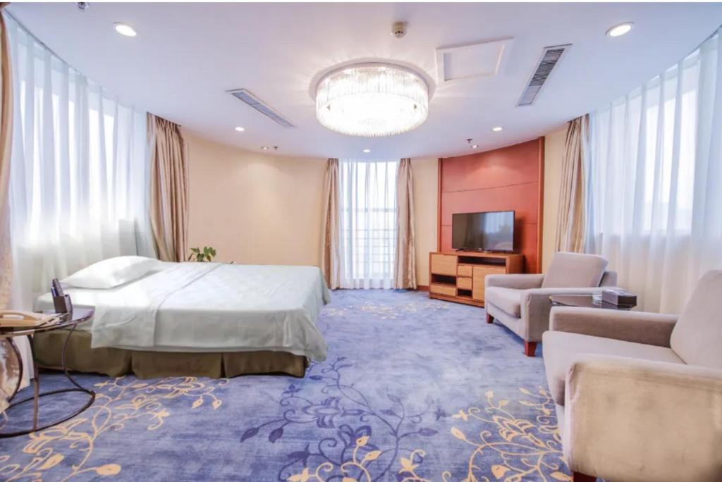Linyi Blue Horizon Intenational Hotel Exterior foto