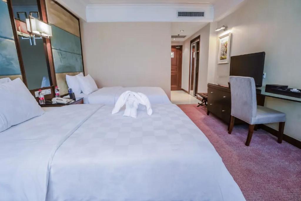Linyi Blue Horizon Intenational Hotel Exterior foto