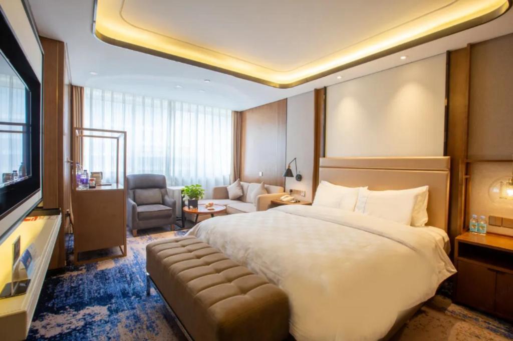 Linyi Blue Horizon Intenational Hotel Exterior foto