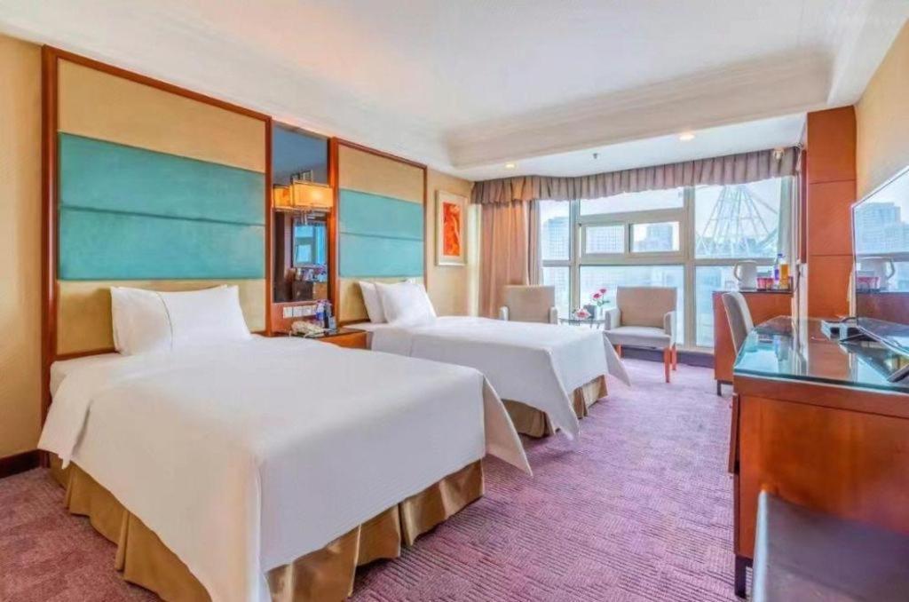 Linyi Blue Horizon Intenational Hotel Exterior foto