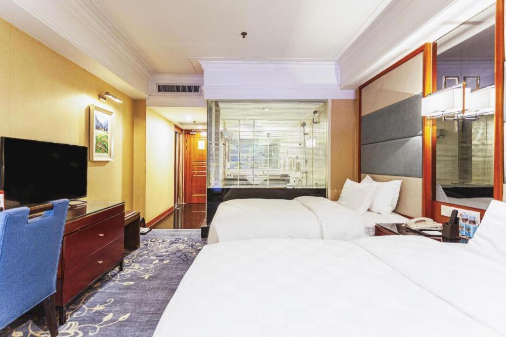 Linyi Blue Horizon Intenational Hotel Exterior foto